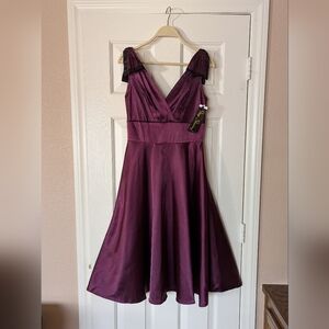 Stop Staring! Brand 50s Vintage Purple Dress